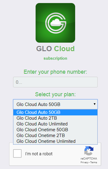 GLO Cloud storage (easy way to back up your files)